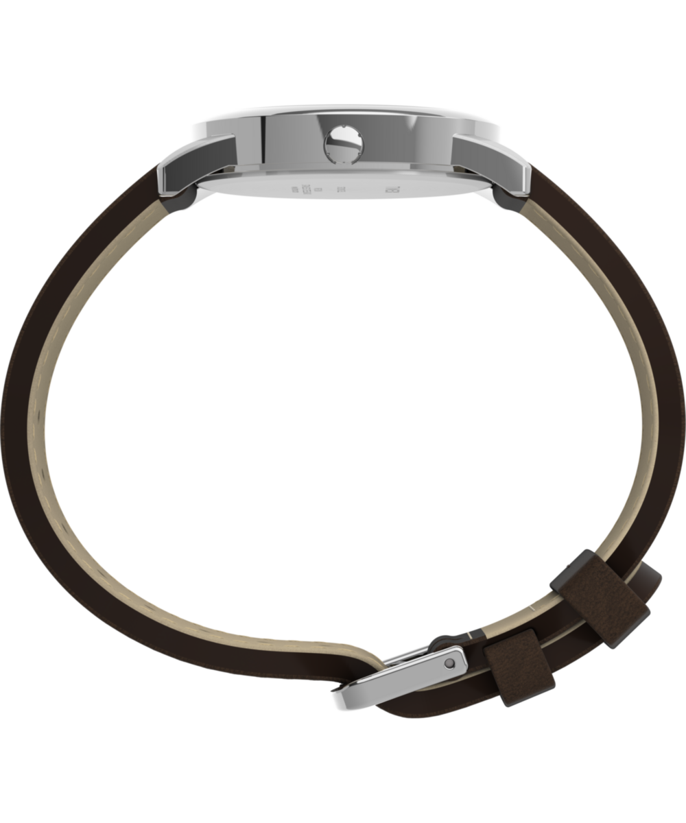 Easy Reader Day Date 35mm Leather Strap Watch - Image 2