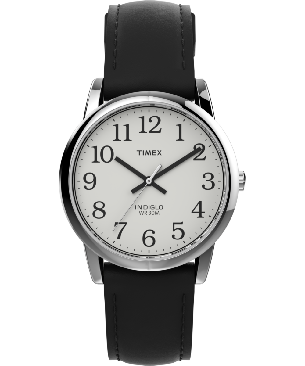 Easy Reader 35mm Leather Strap Watch