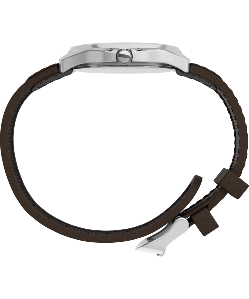 Expedition Metal Field 40mm Leather Strap Watch - Image 2