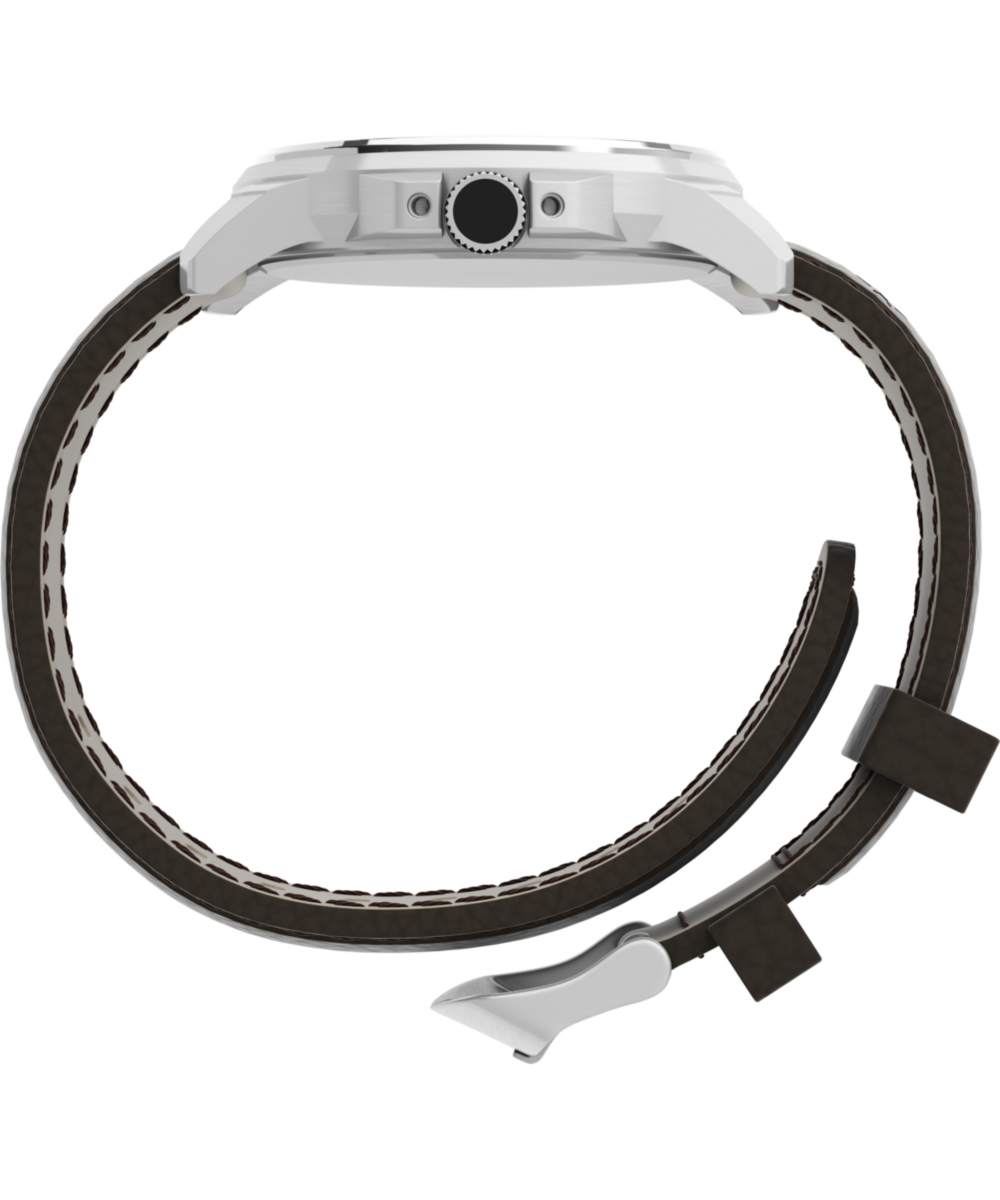 Expedition Metal Field 40mm Leather Strap Watch - Image 2