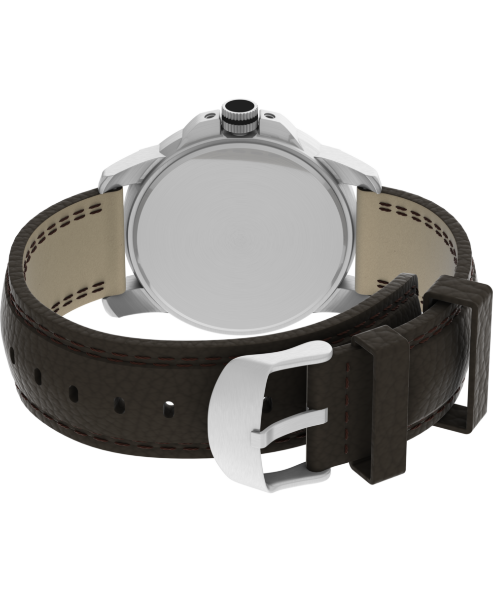 Expedition Metal Field 40mm Leather Strap Watch - Image 5