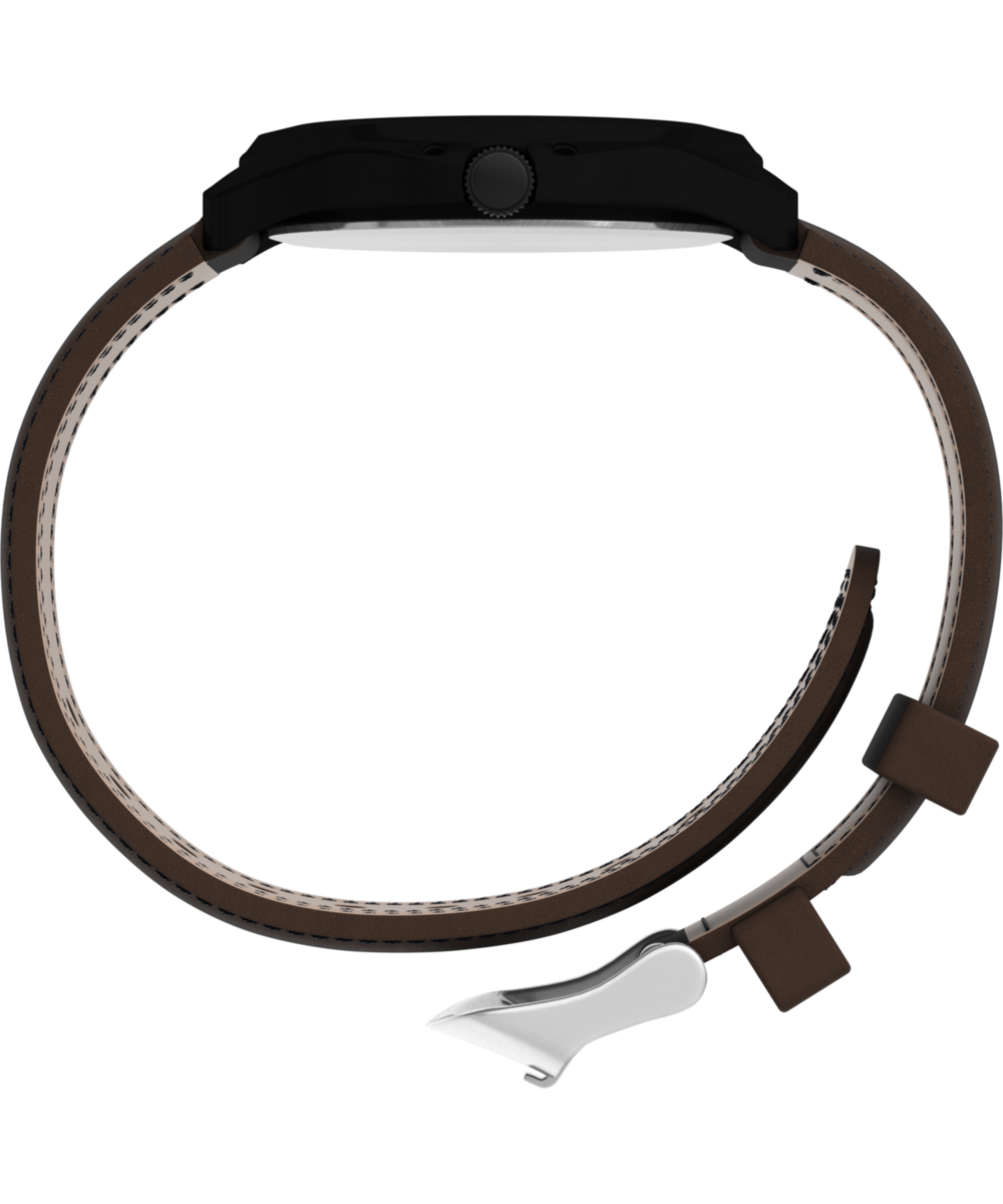 Expedition Metal Field 40mm Leather Strap Watch - Image 2
