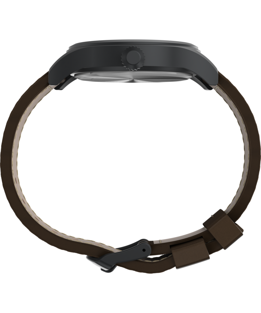 Expedition Scout 40mm Leather Strap Watch - Image 2