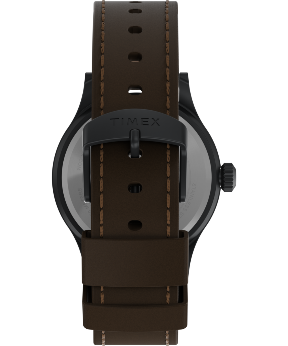 Expedition Scout 40mm Leather Strap Watch - Image 3