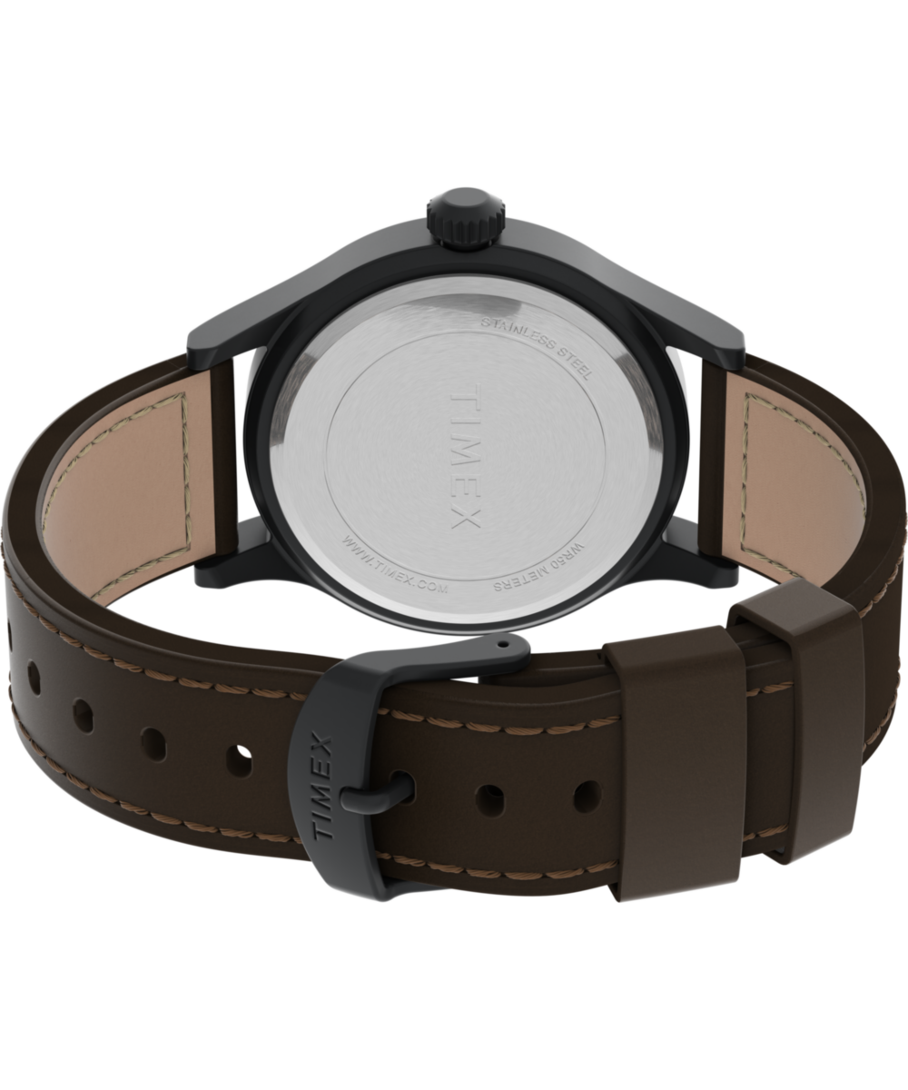 Expedition Scout 40mm Leather Strap Watch - Image 5