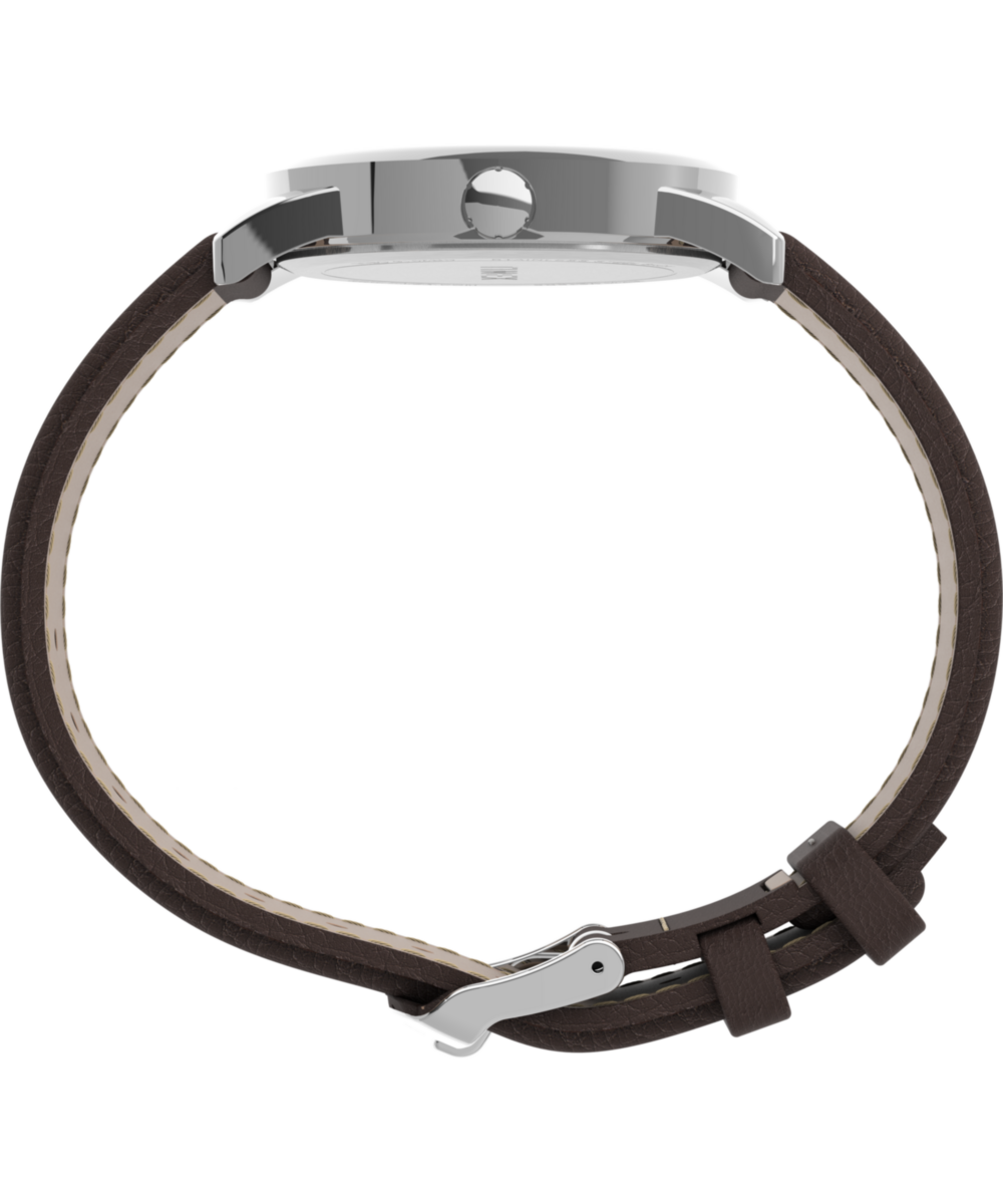 Easy Reader 38mm Leather Strap Watch - Image 2