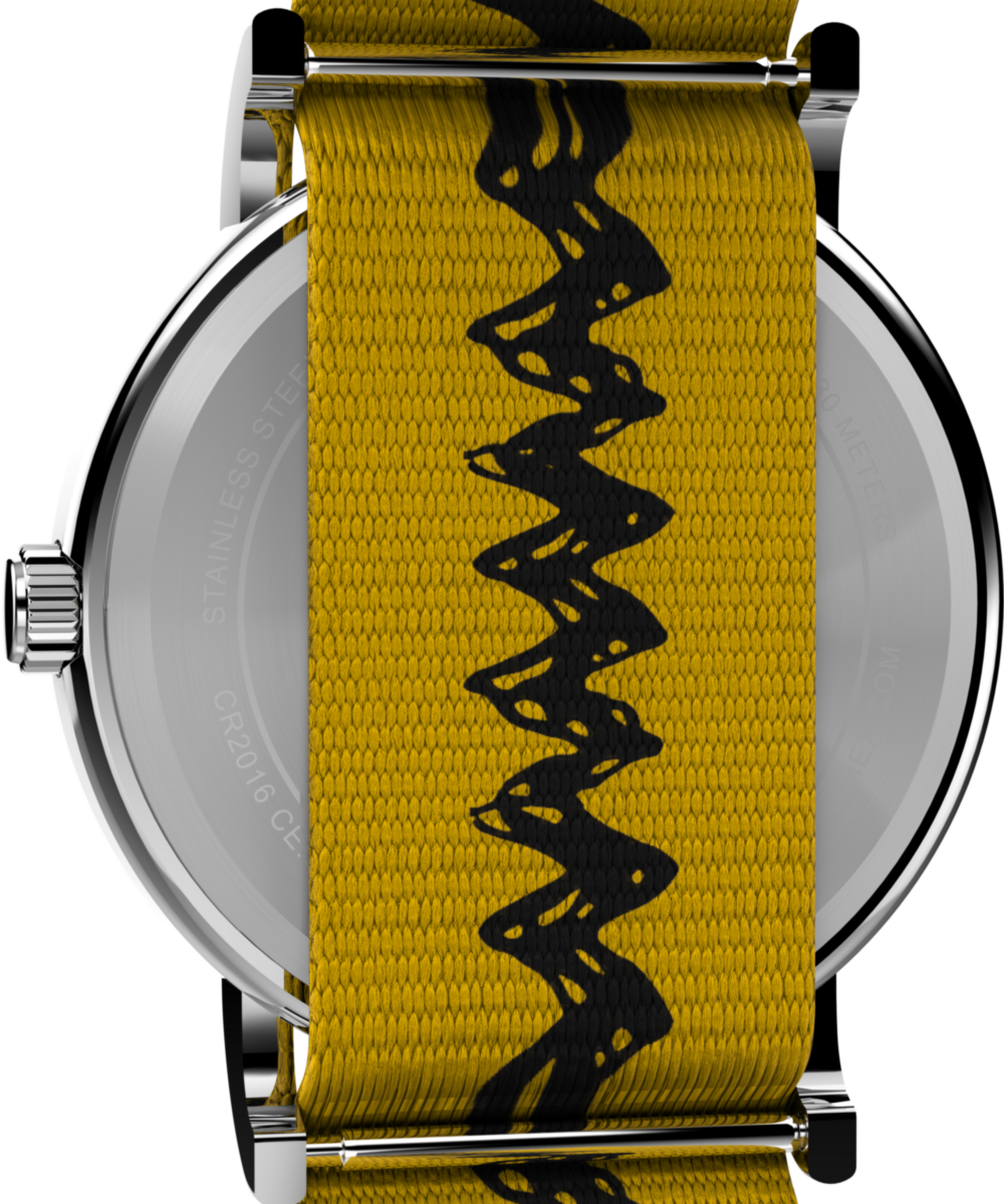 Peanuts® x Timex Charlie Brown 38mm Fabric Strap Watch - Image 4