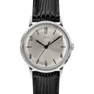 Marlin® 1965 Reissue Hand-Wound 34mm Leather Strap Watch