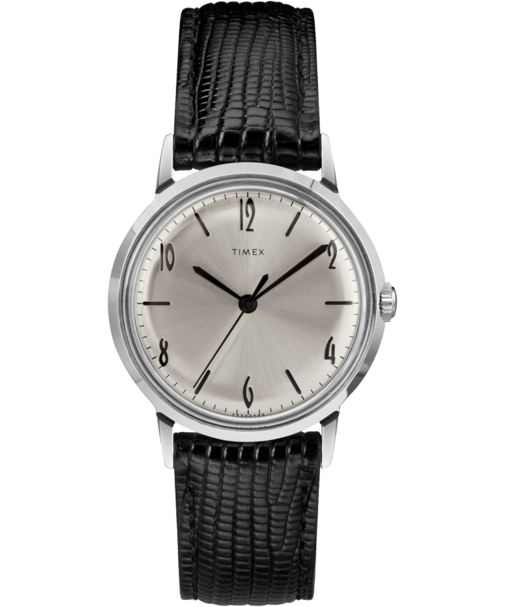 Marlin® 1965 Reissue Hand-Wound 34mm Leather Strap Watch