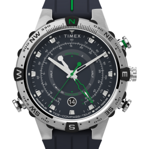 Expedition Tide-Temp-Compass 45mm Silicone Strap Watch