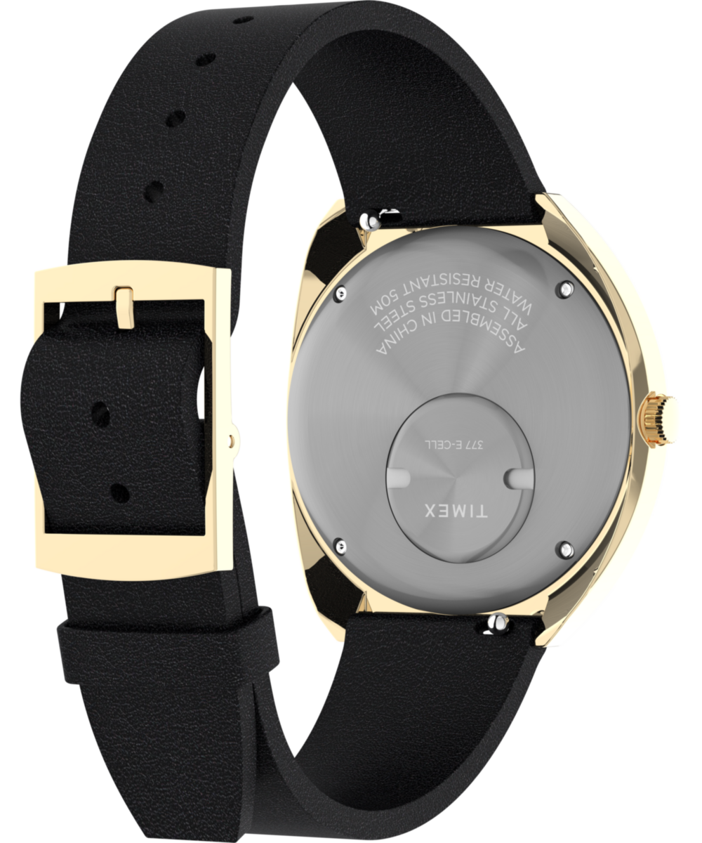 Q Timex 1972 Reissue 39mm Leather Strap Watch - Image 5