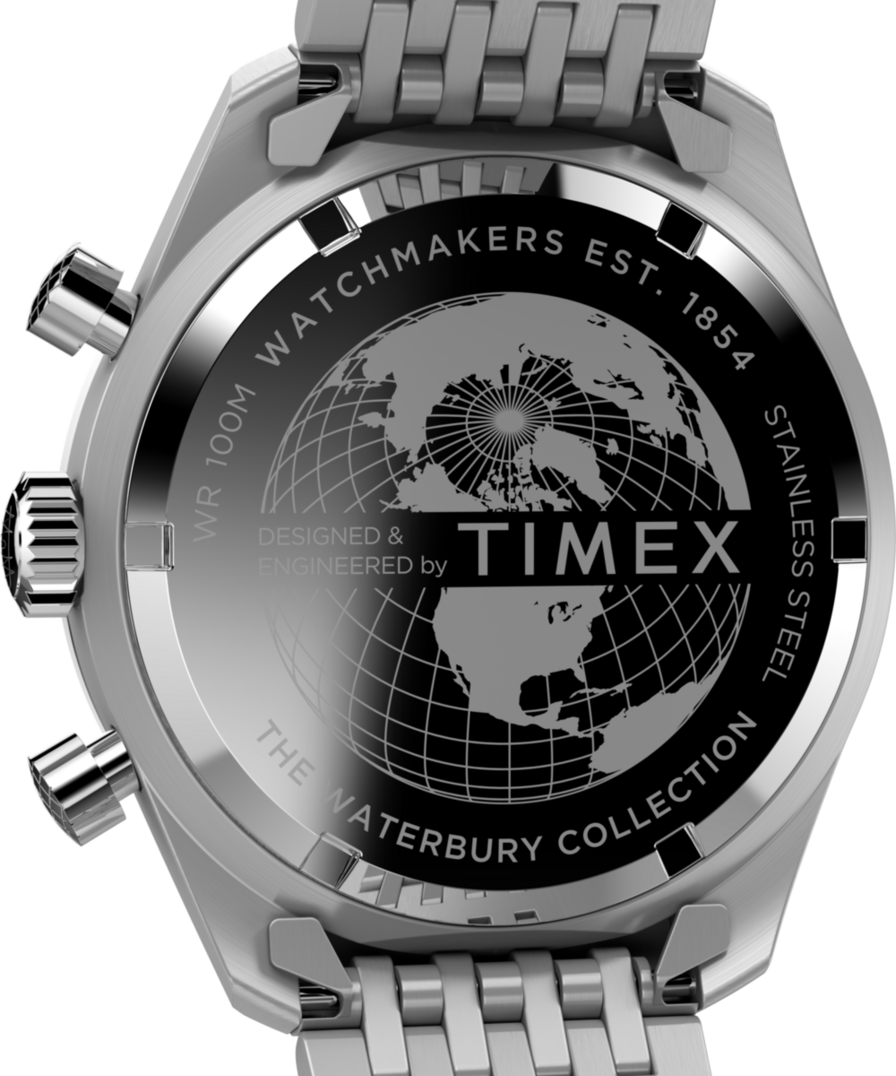 Waterbury Chronograph 41mm Stainless Steel Bracelet Watch - Image 4