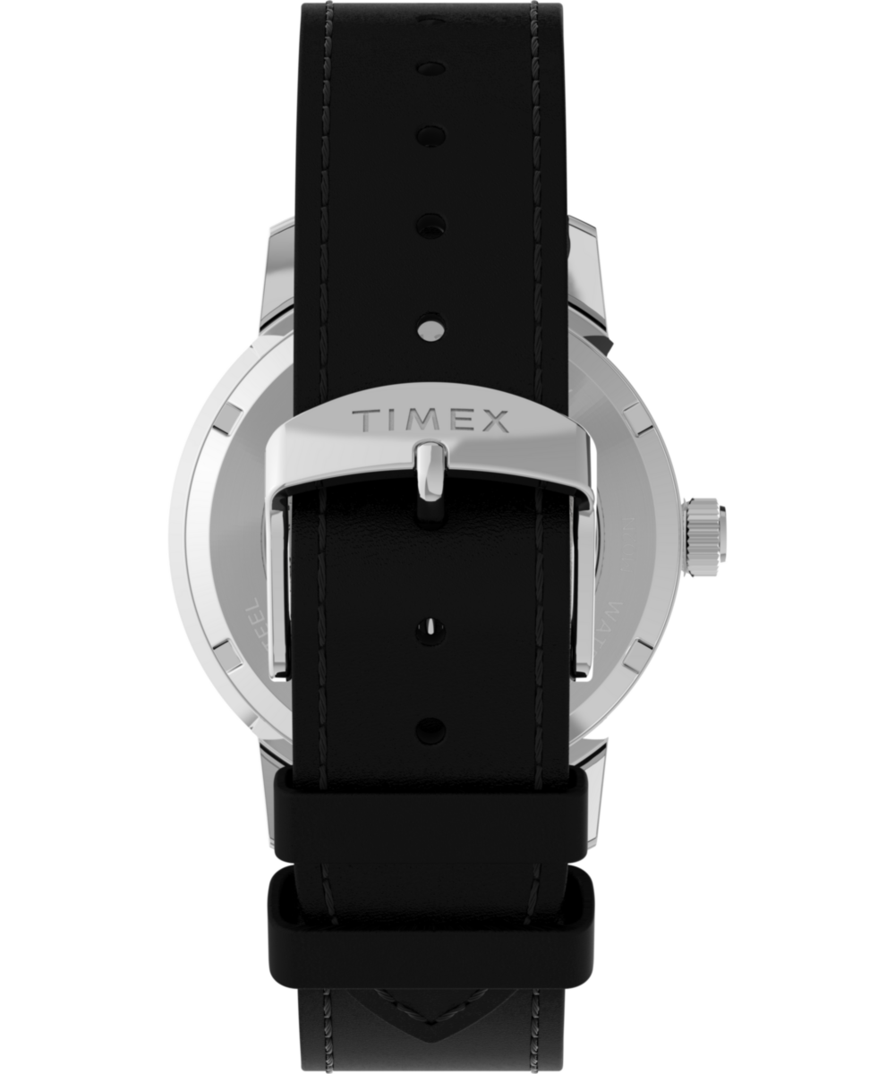 Marlin® Automatic 40mm Leather Strap Watch - Image 3