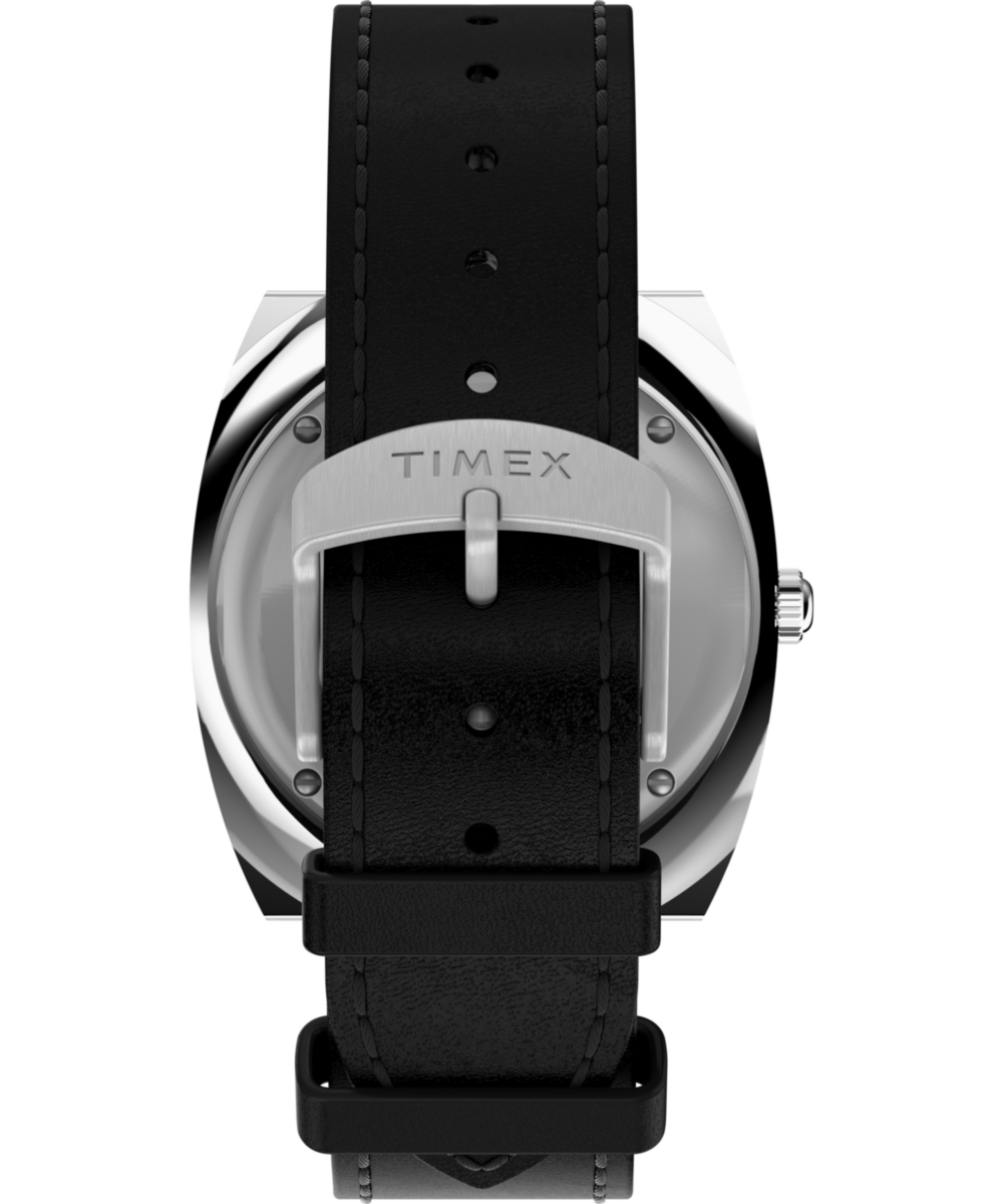 Timex World Time 1972 Reissue 39mm Leather Strap Watch - Image 3
