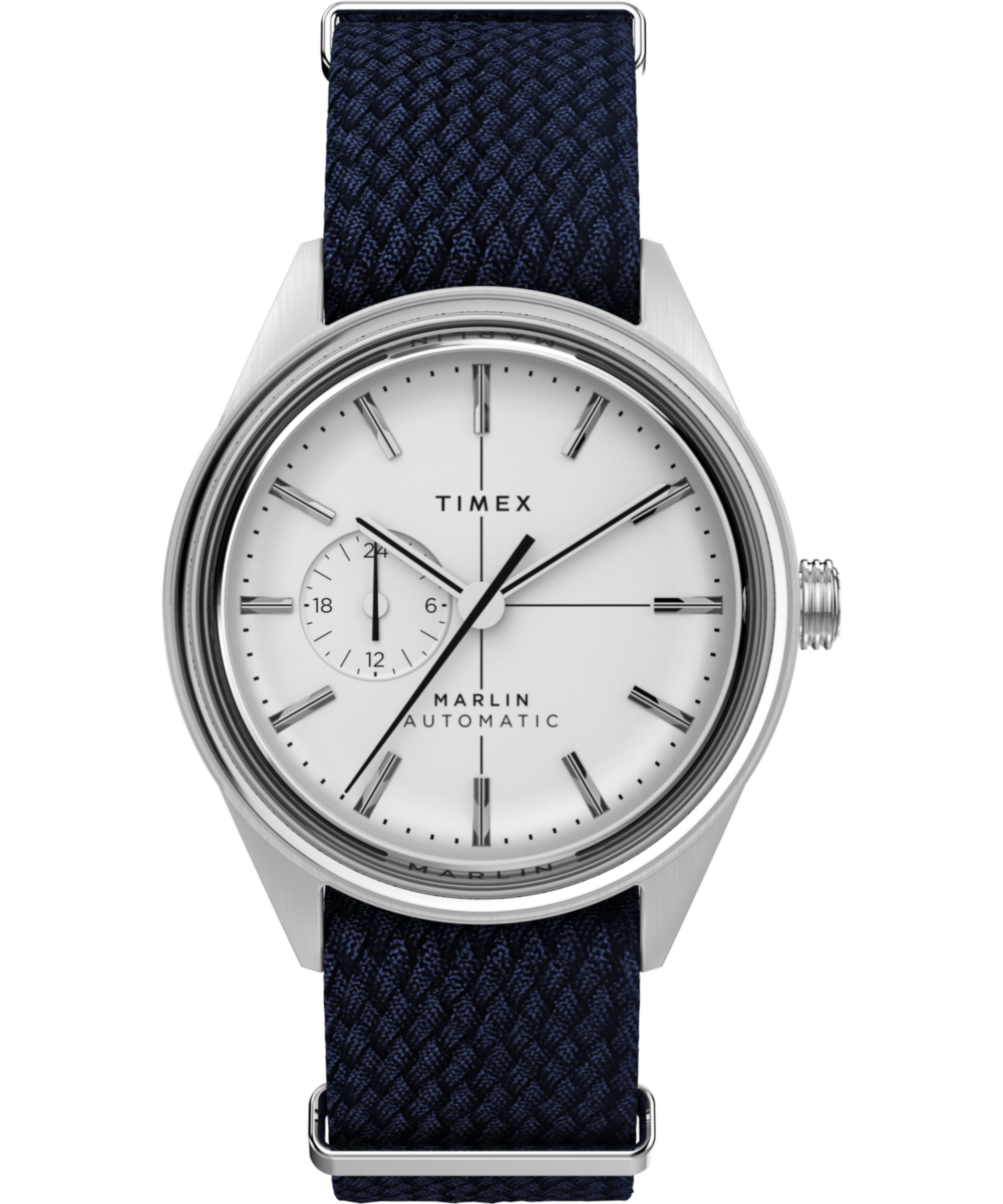 Marlin® Jet Automatic 38mm Fabric Strap Watch
