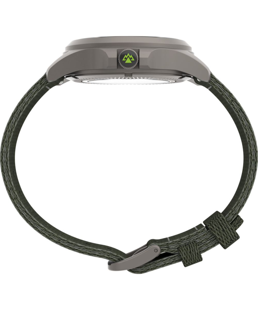 Expedition® Field Post Titanium Automatic 41mm Recycled Fabric Strap Watch - Image 2