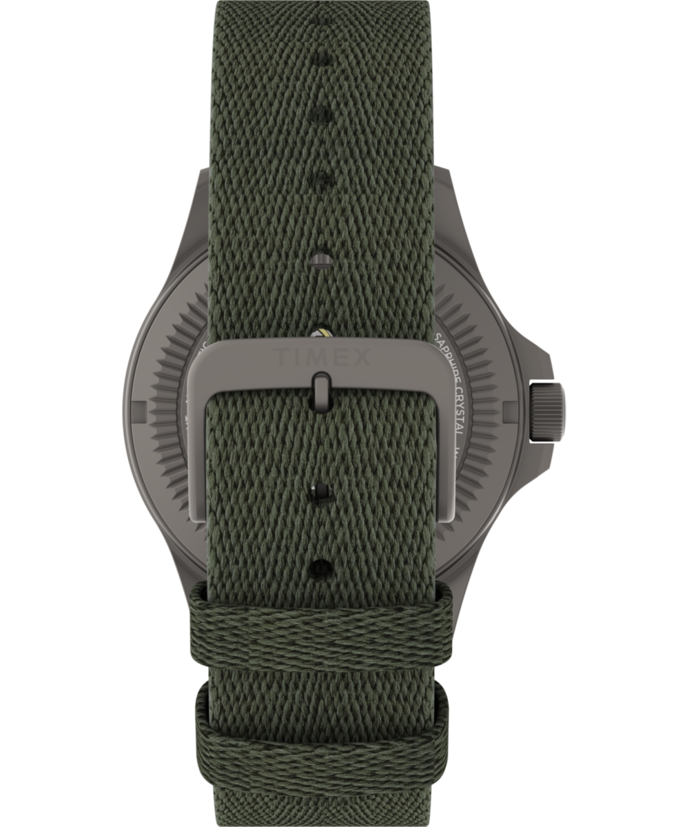 Expedition® Field Post Titanium Automatic 41mm Recycled Fabric Strap Watch - Image 3