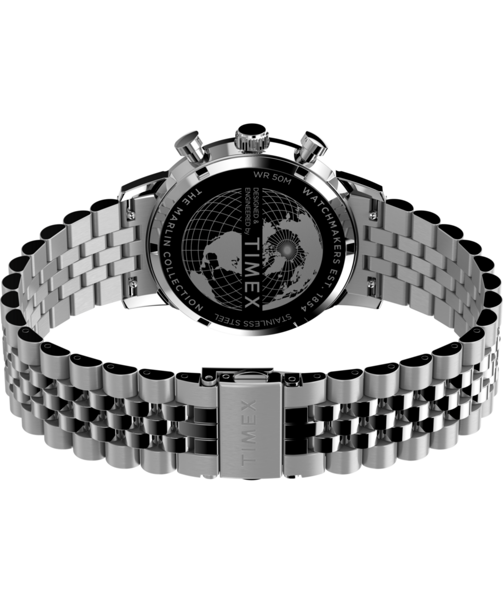 Marlin® Chronograph Tachymeter 40mm Stainless Steel Bracelet Watch - Image 8