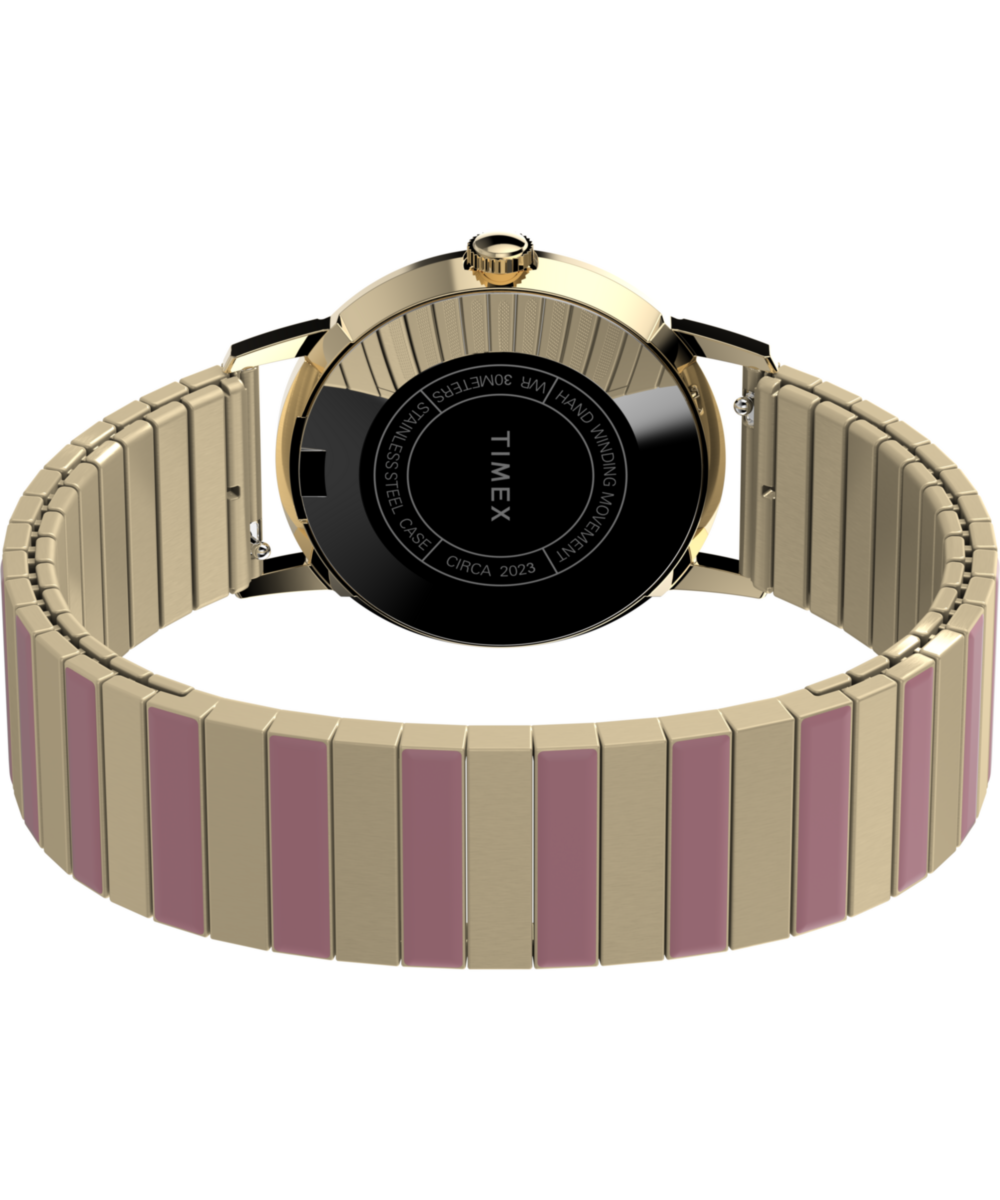 Marlin® Hand-Wound 34mm Stainless Steel Expansion Band Watch - Image 5