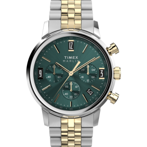 Marlin® Chronograph Tachymeter 40mm Stainless Steel Bracelet Watch 