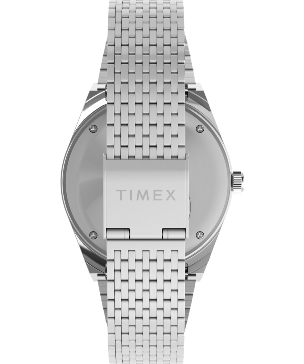 Q Timex® Falcon Eye 38mm Stainless Steel Bracelet Watch - Image 4