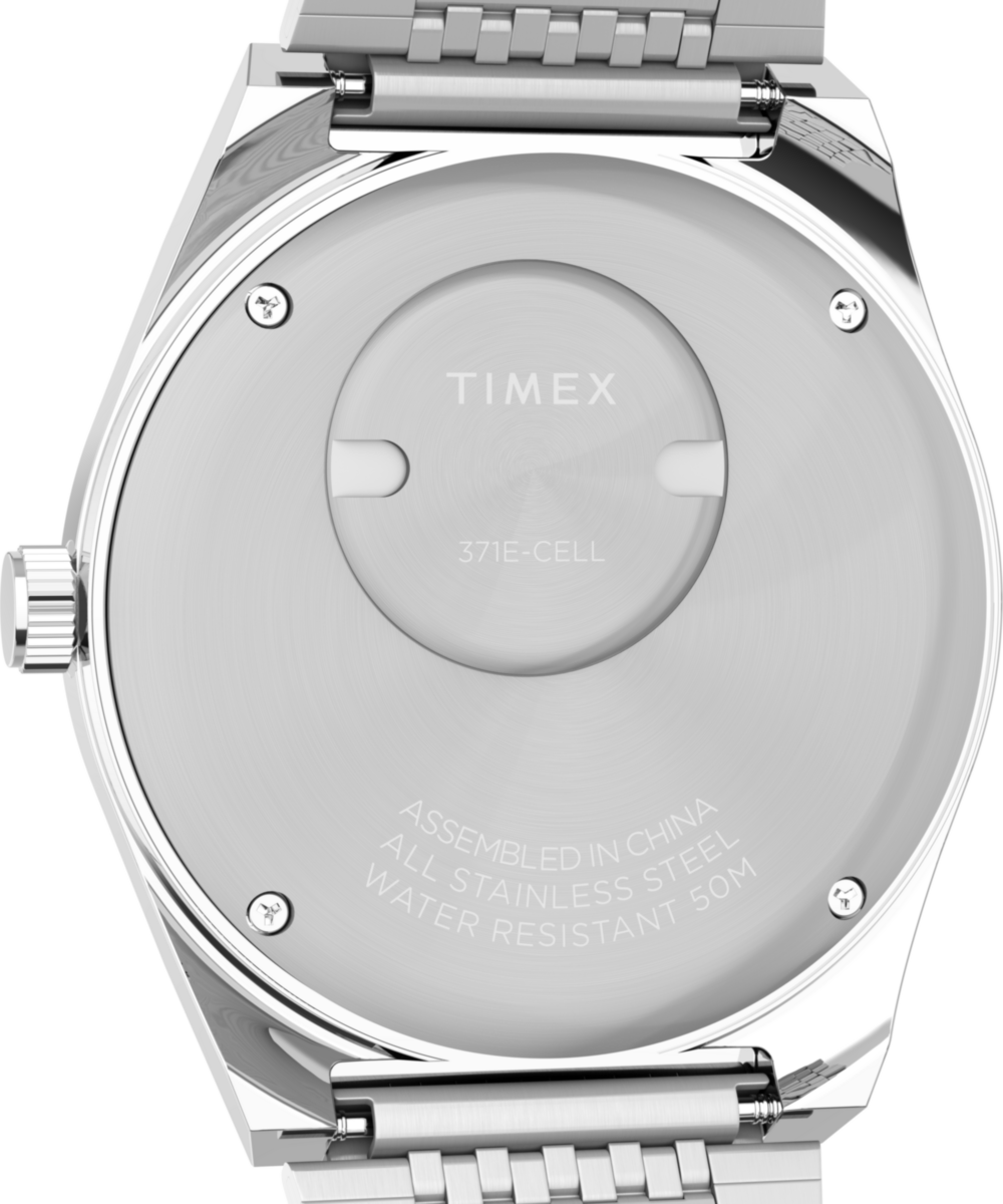 Q Timex® Falcon Eye 38mm Stainless Steel Bracelet Watch - Image 5