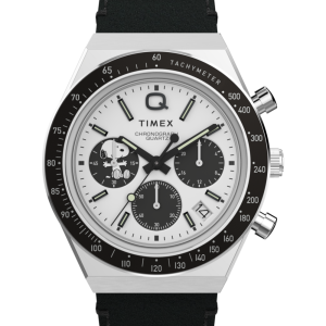 Peanuts® x Q Timex® Snoopy 40mm Leather Strap Watch  