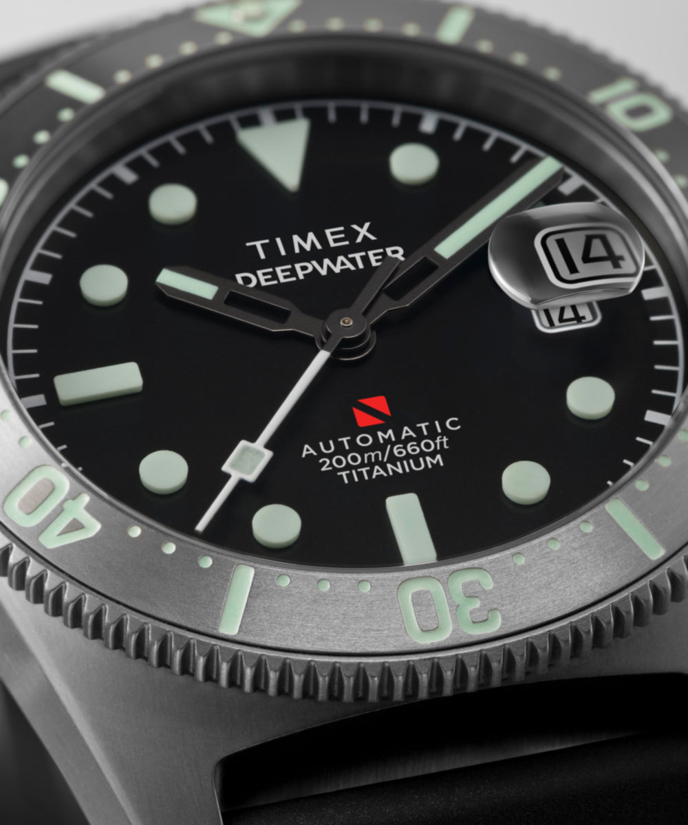 Deepwater Reef 200 Titanium Automatic 41mm Synthetic Rubber Strap Watch - Image 10