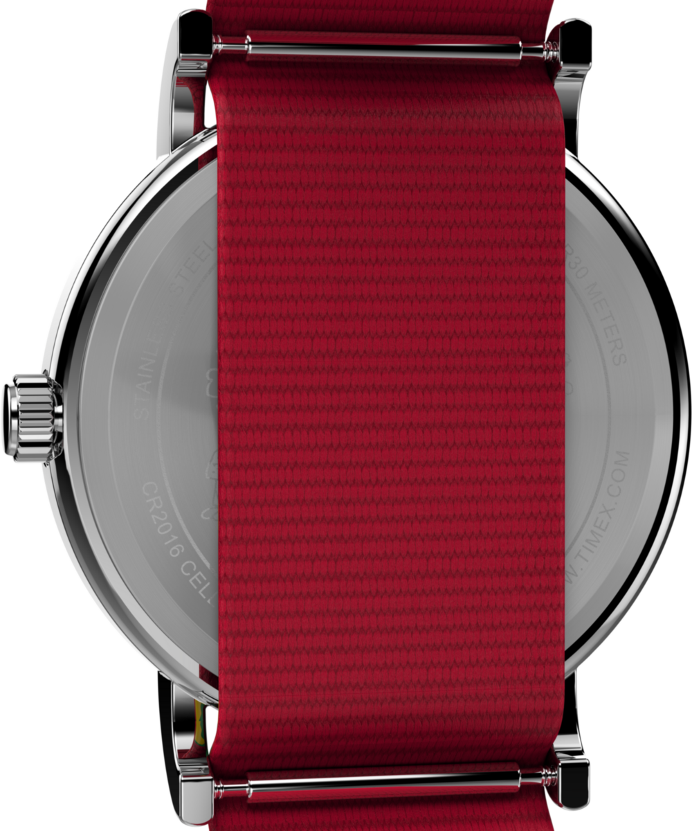Peanuts® x Timex Weekender Holiday 38mm Fabric Strap Watch - Image 4