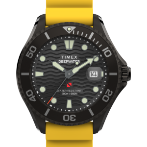Deepwater Meridian 200 44mm Synthetic Rubber Strap Watch 