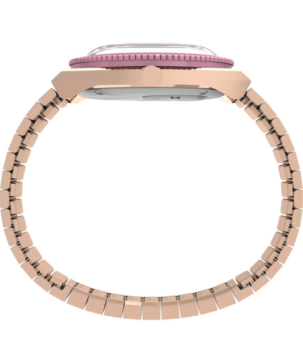 Peanuts® Q Timex® In Bloom 36mm Stainless Steel Expansion Band Watch - Image 2