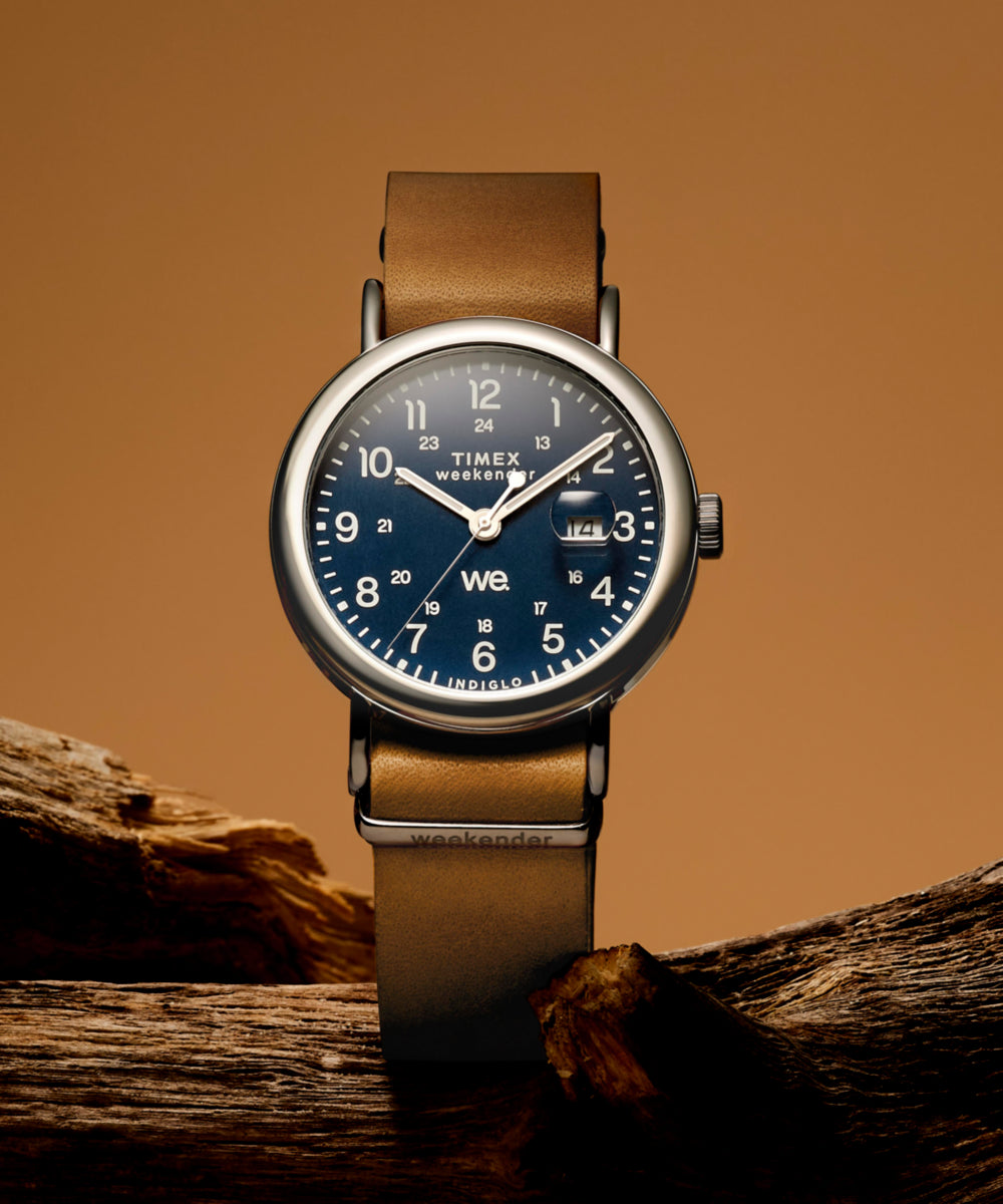Weekender 40mm Leather Strap Watch - Image 10