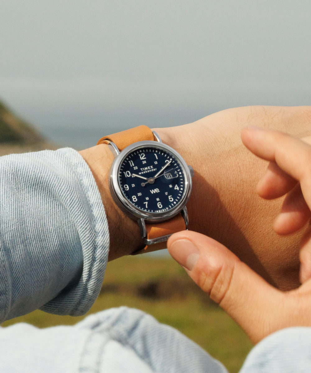 Weekender 40mm Leather Strap Watch - Image 3