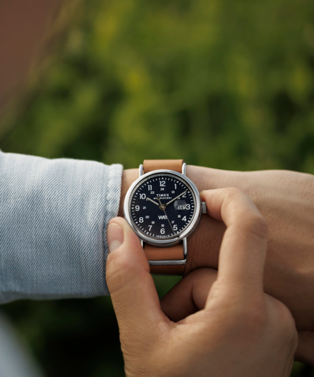 Weekender 40mm Leather Strap Watch - Image 13