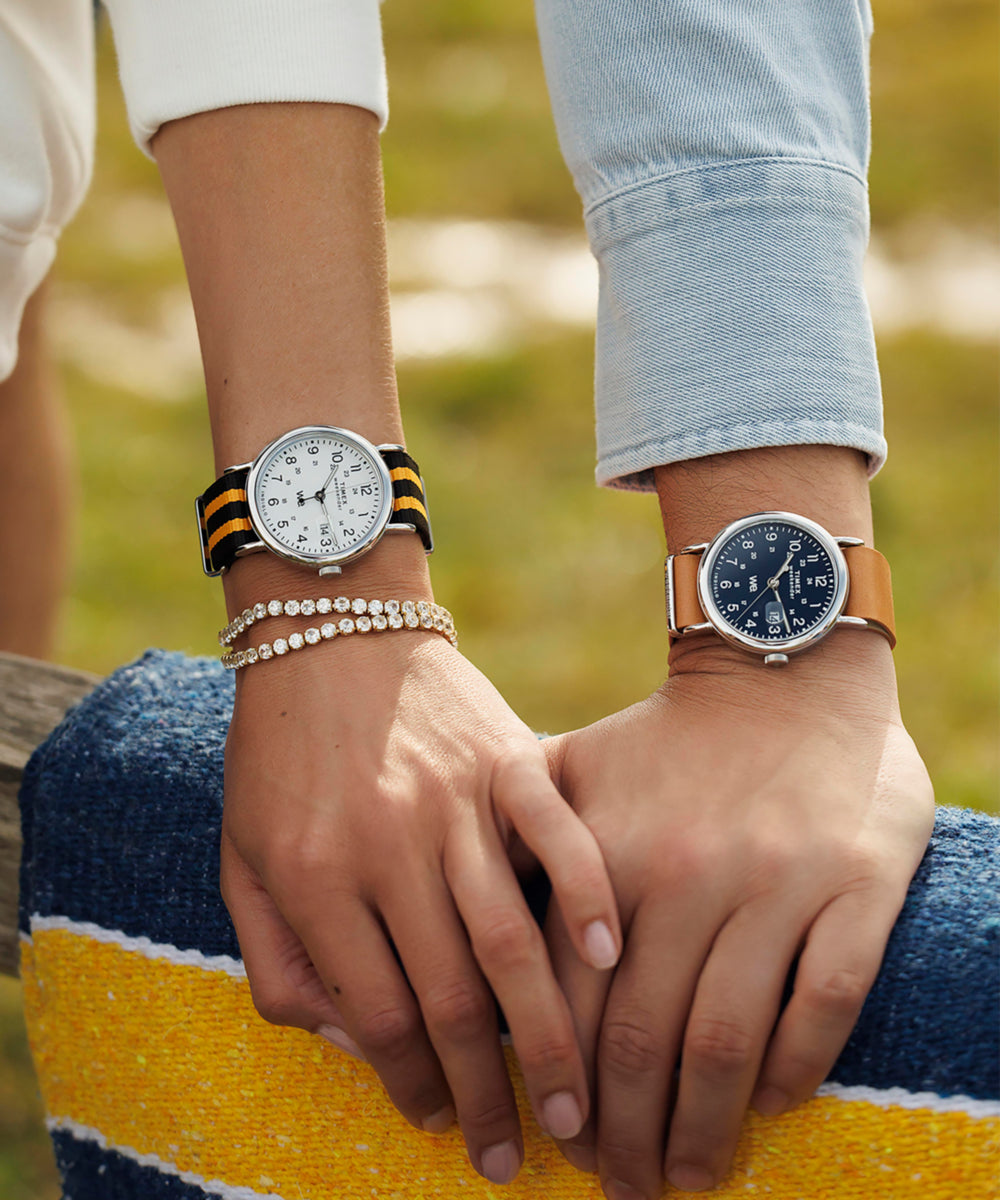 Weekender 40mm Leather Strap Watch - Image 14