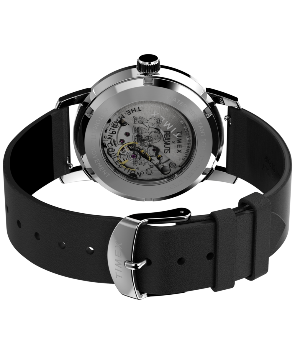 Peanuts® x Timex Marlin® Automatic Space 40mm Leather Strap Watch - Image 5