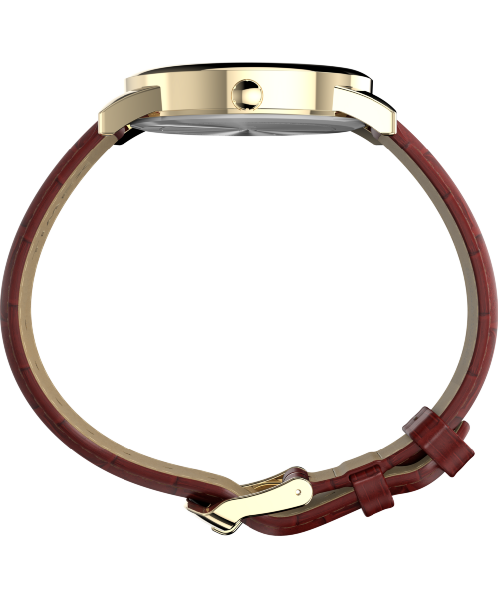 Easy Reader® 35mm Leather Strap Watch - Image 3