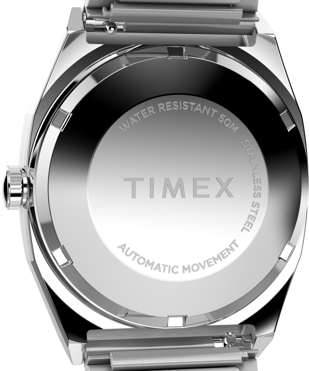 Timex® Automatic 1983 E Line 34mm Stainless Steel Expansion Band Watch - Image 5
