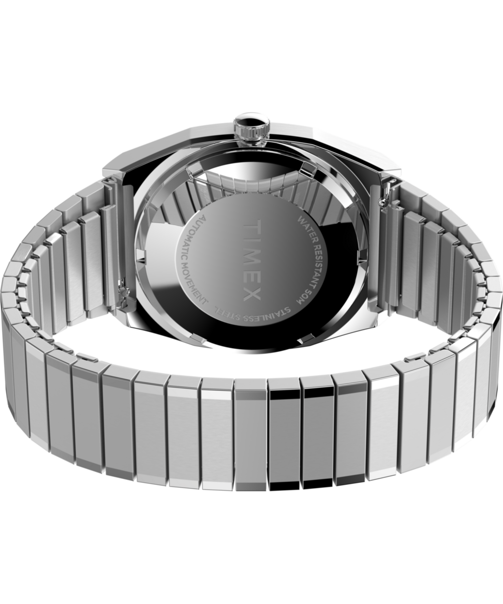 Timex® Automatic 1983 E Line 34mm Stainless Steel Expansion Band Watch - Image 6