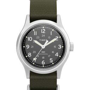 MK1® Hand-Wound 36mm Fabric Strap Watch