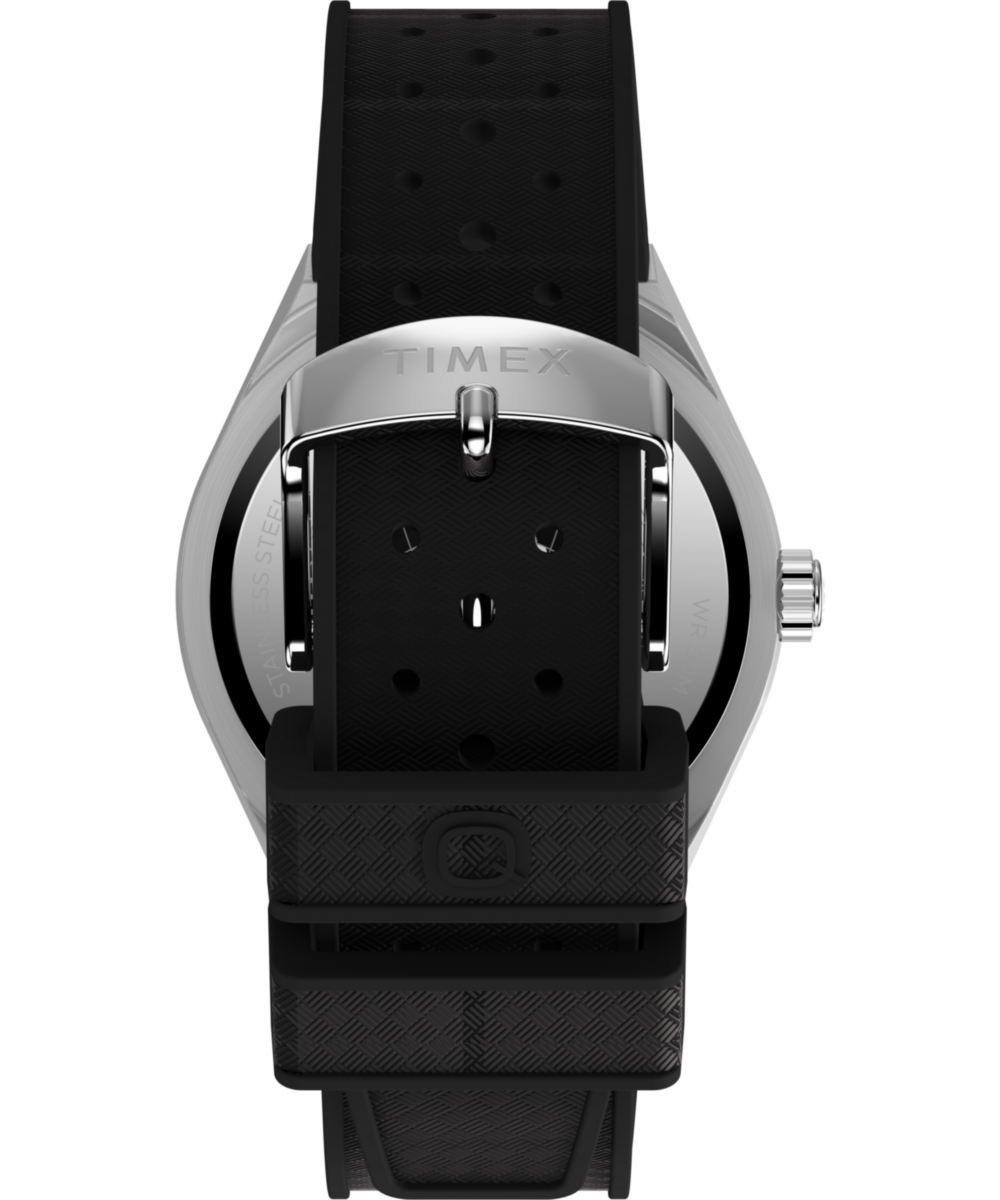 Q Timex® Continental GMT 39mm Synthetic Rubber Strap Watch - Image 4