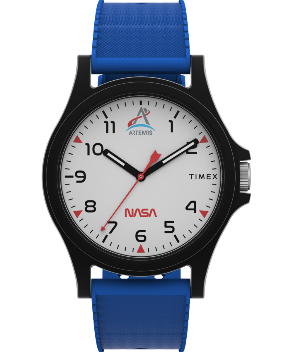 Timex Main Street NASA Artemis 40mm Silicone Strap Watch