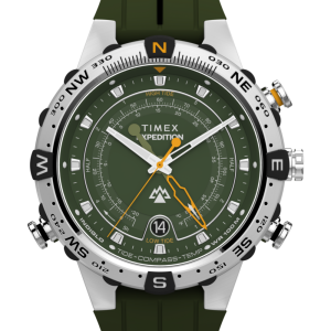 Expedition® Tide-Temp-Compass 45mm Silicone Strap Watch