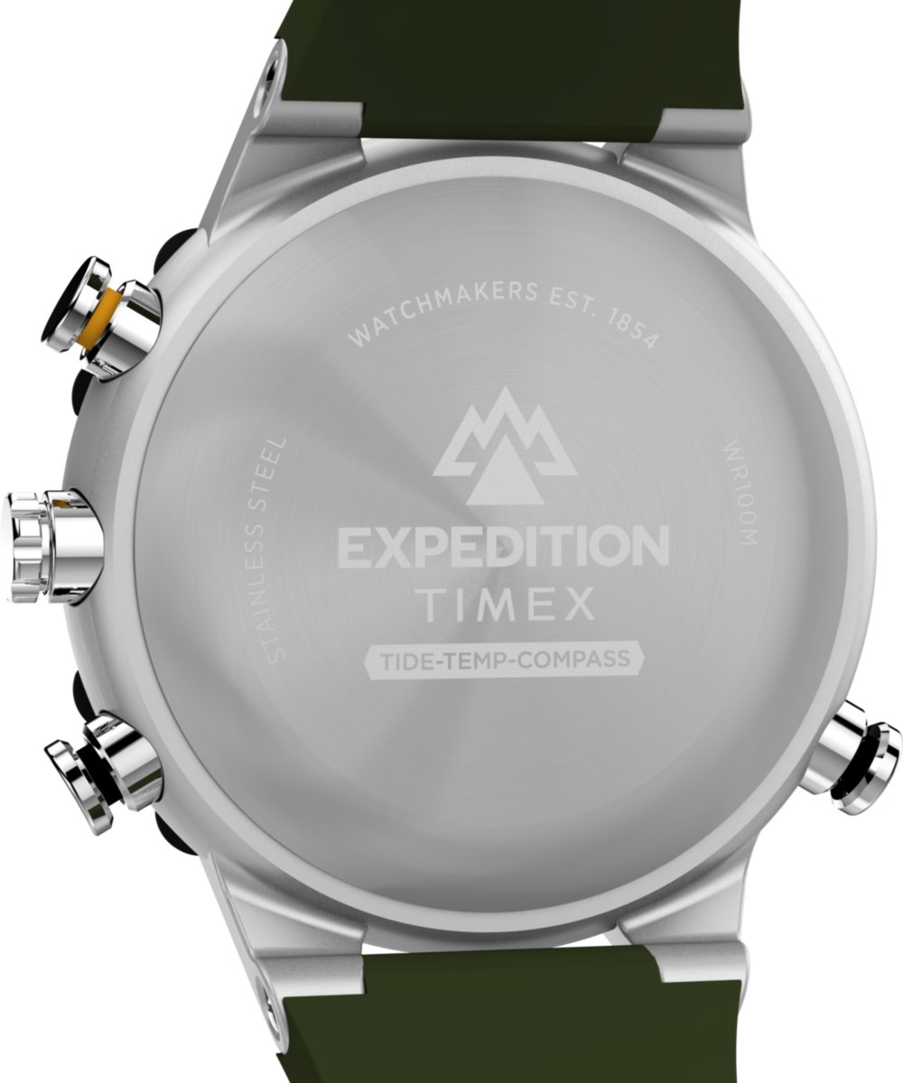 Expedition® Tide-Temp-Compass 45mm Silicone Strap Watch - Image 4
