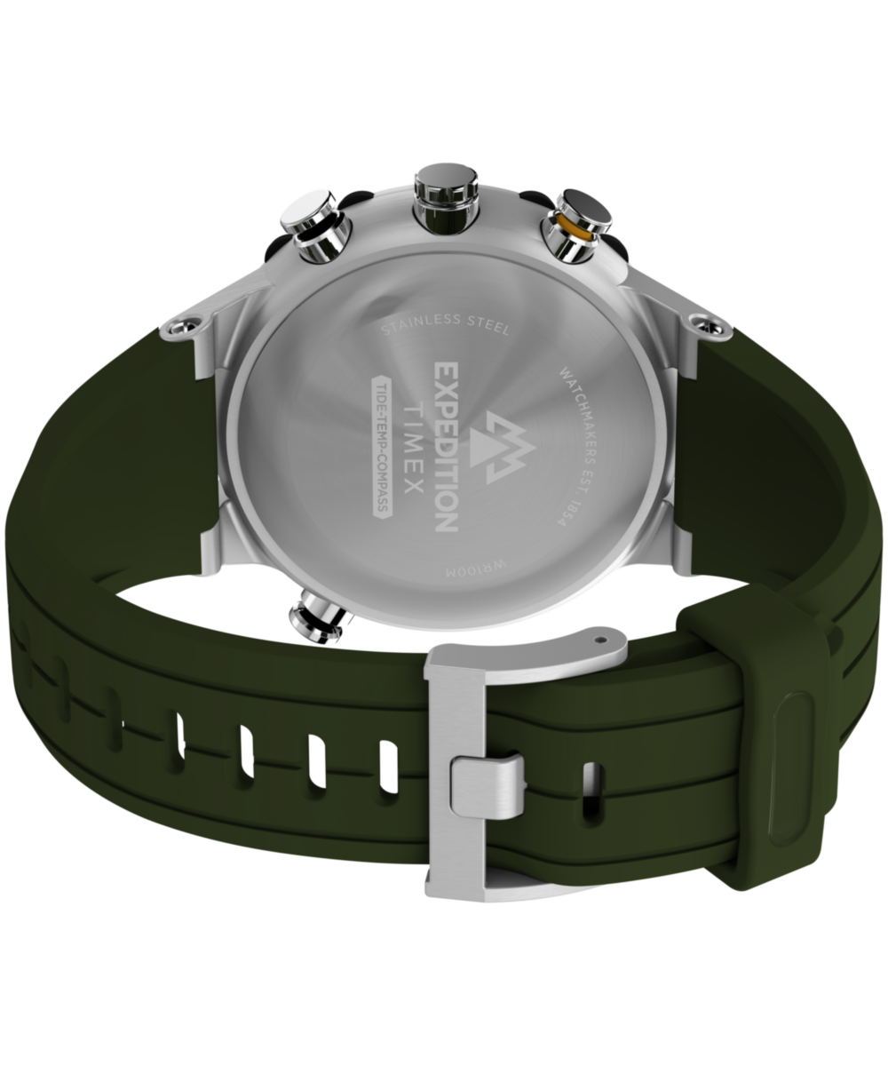 Expedition® Tide-Temp-Compass 45mm Silicone Strap Watch - Image 5