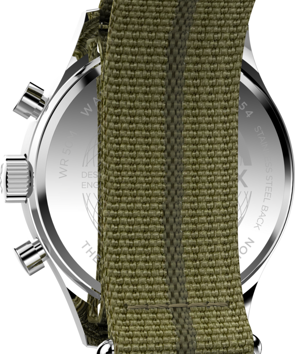 Timex Weekender New England Chronograph 40mm Eco-Conscious Fabric Strap Watch - Image 5
