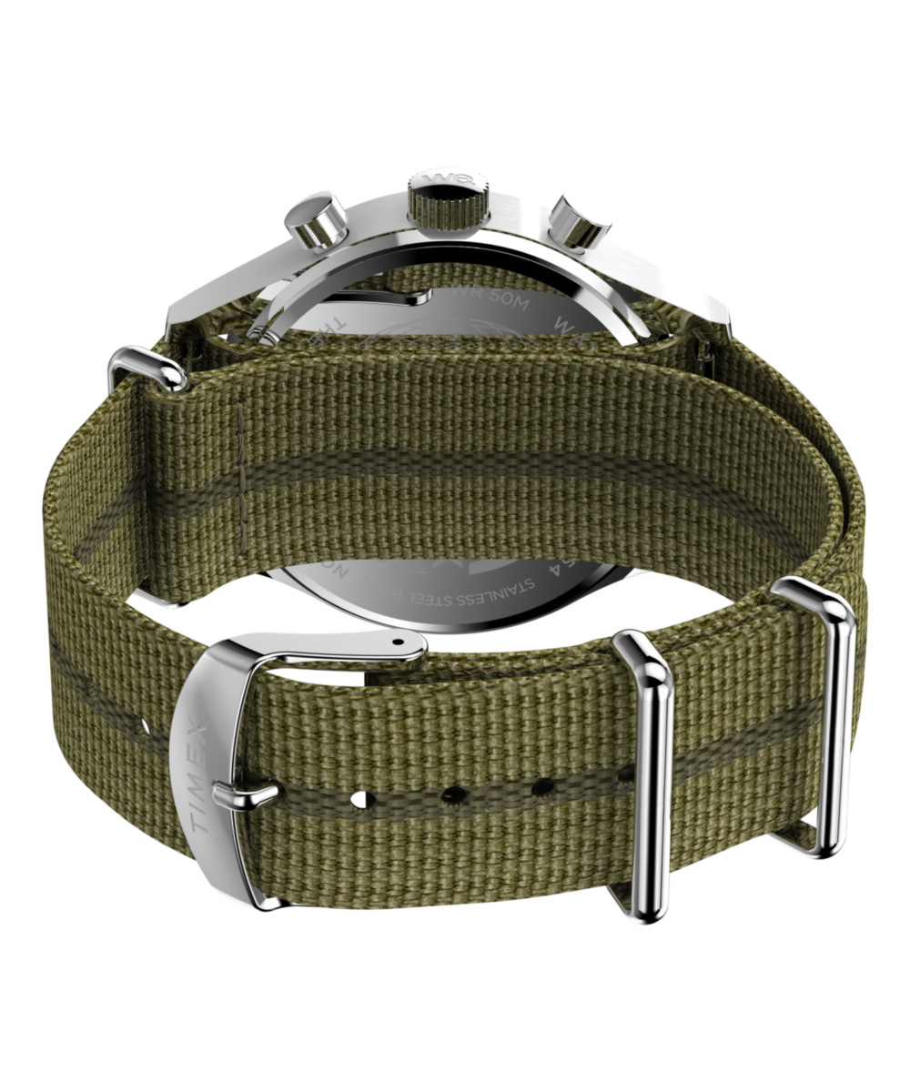 Timex Weekender New England Chronograph 40mm Eco-Conscious Fabric Strap Watch - Image 6