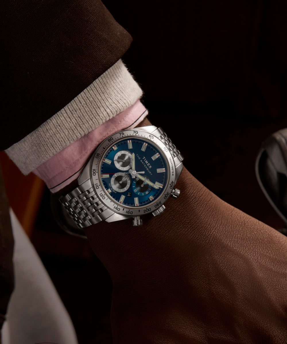 Waterbury Traditional Chronograph 41mm Stainless Steel Bracelet Watch - Image 2