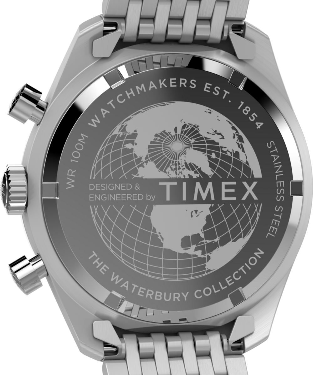 Waterbury Traditional Chronograph 41mm Stainless Steel Bracelet Watch - Image 5