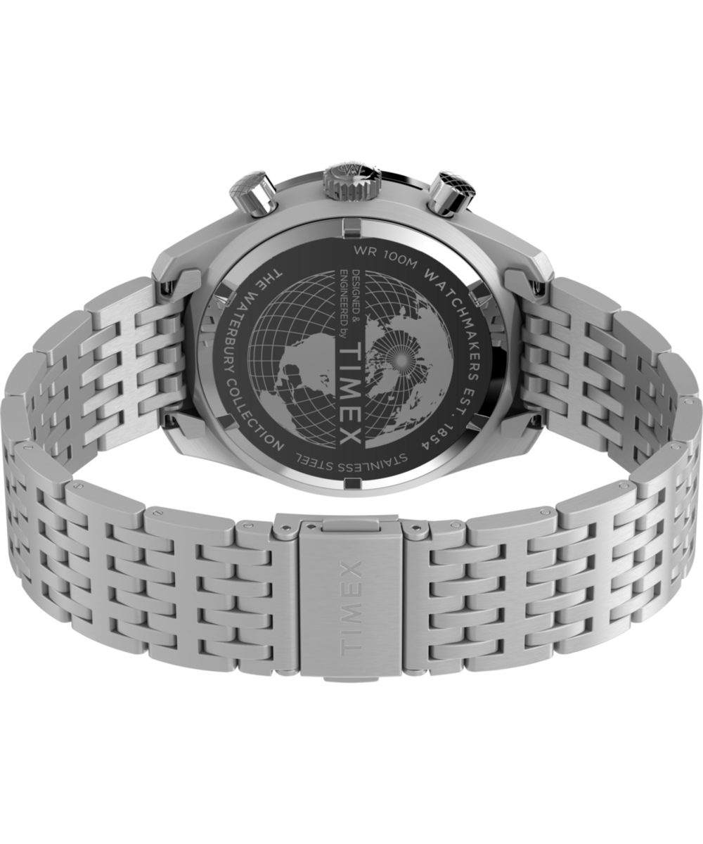 Waterbury Traditional Chronograph 41mm Stainless Steel Bracelet Watch - Image 6